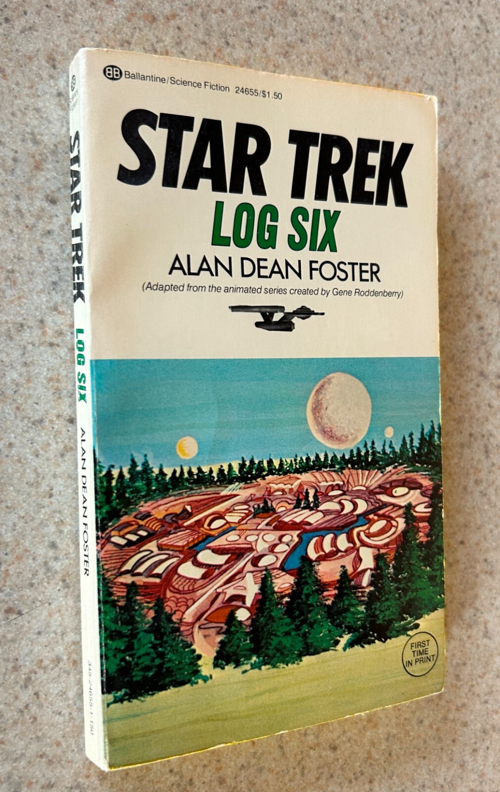 Alan Dean FOSTER — Star Trek Log Six (1976 Ballantine) — Vintage SF Paperback