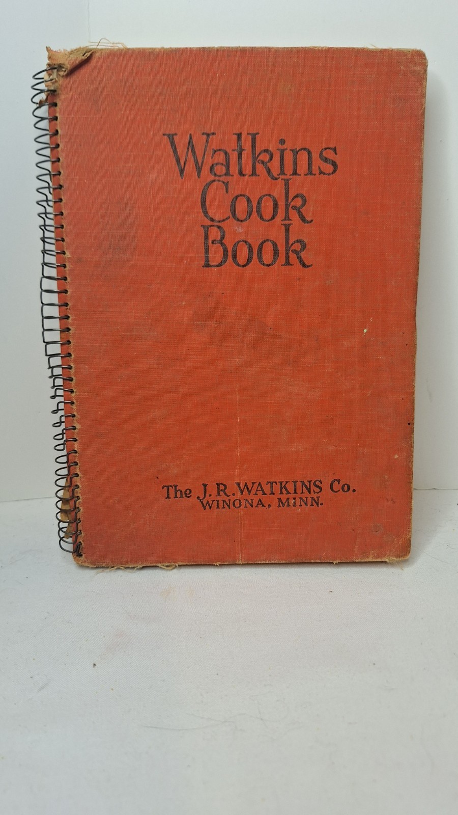 Watkins Cook Book 1938 Hardcover, J.R. Watkins Co, Winona, MN