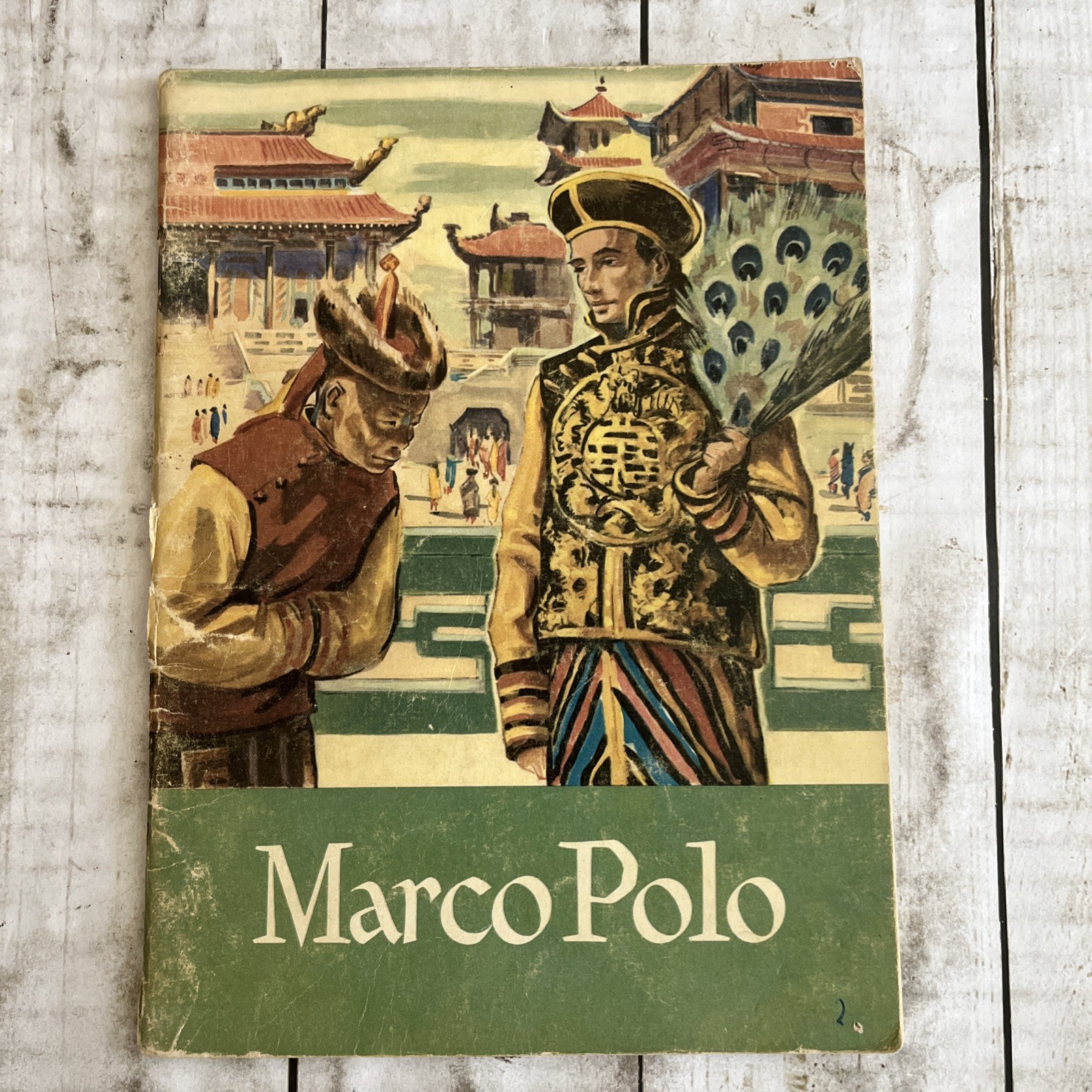 Real Great People Marco Polo 1951 Vintage Softcover Row-Peterson & Co