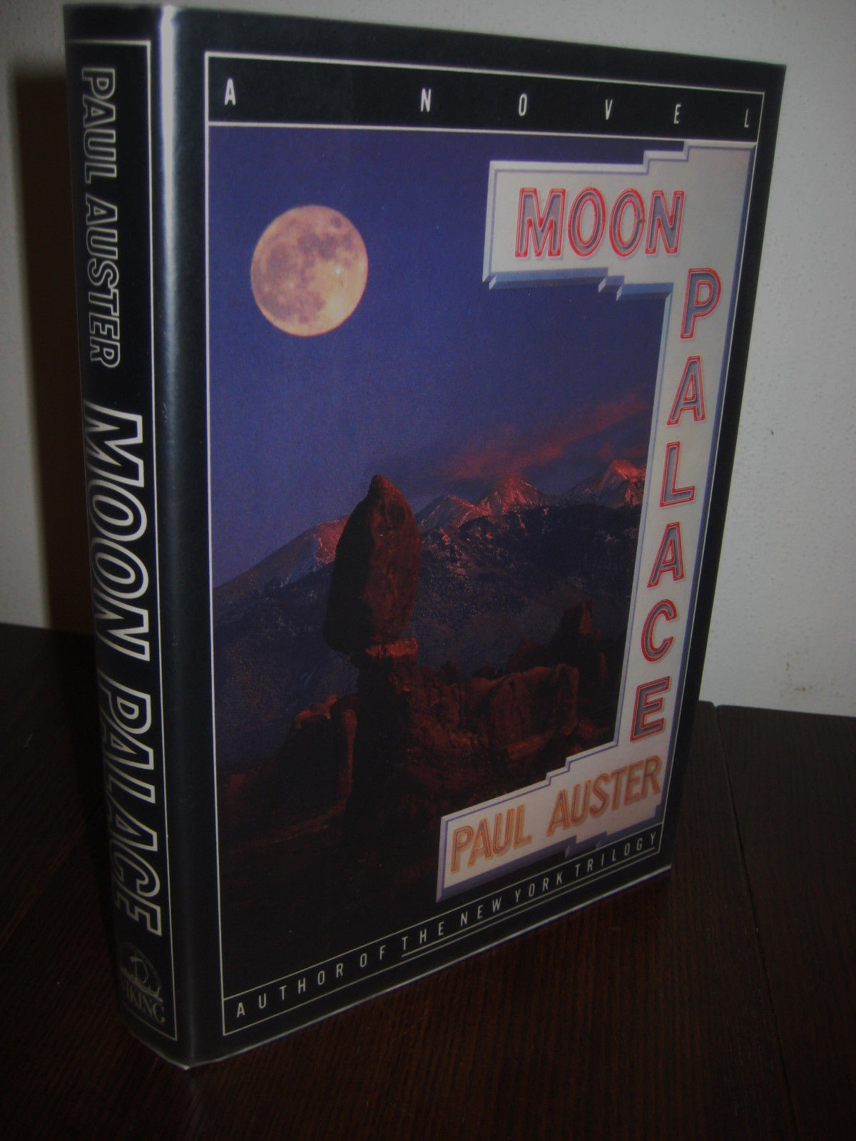 MOON PALACE Paul Auster 1st Edition Early Fiction First Printing Novel 1989 HCDJ