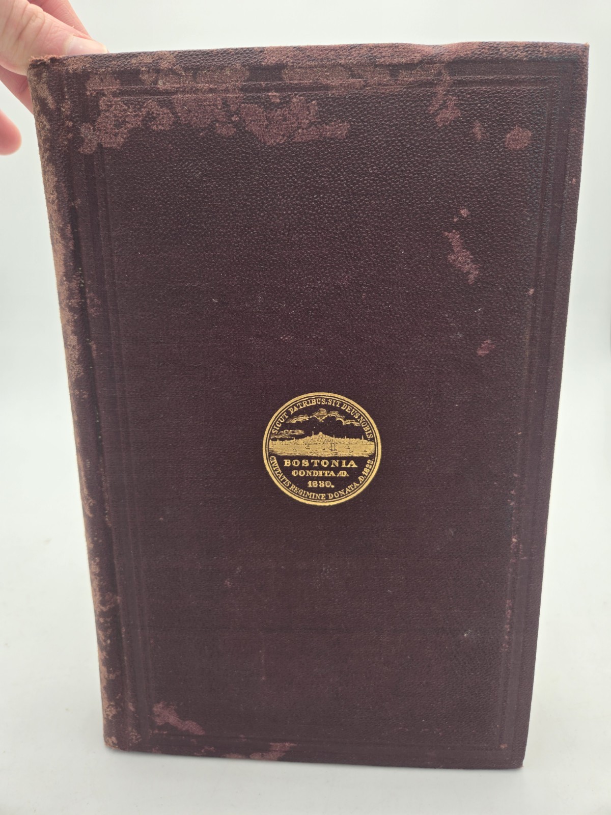 A Topographical & Historic Description of Boston Massachusetts Antique 1890 J35