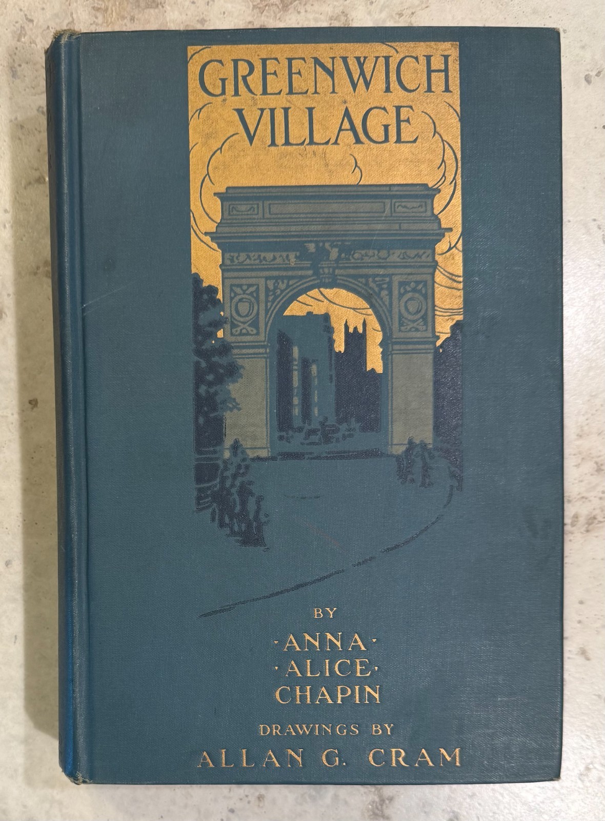 1917 First Edition Book Greenwich Village by Anna Alice Chapin