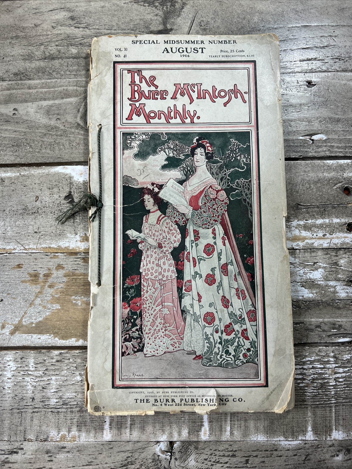 1906 Antique Photograph Magazine „The Burr-McIntosh Monthly“ Illustrated