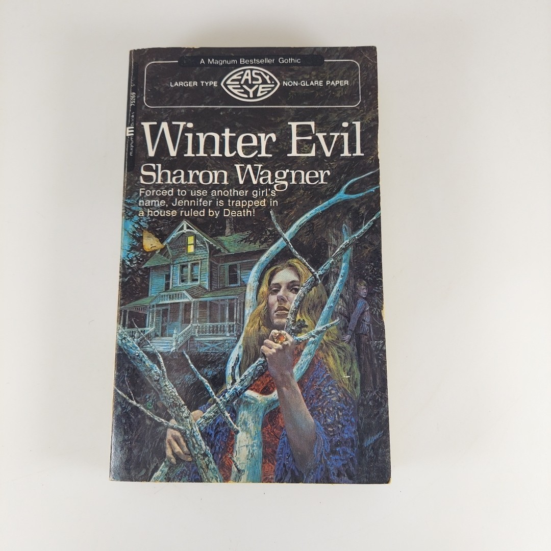 Winter Evil by Sharon Wagner 1972 Magnum Easy Eye Gothic Paperback