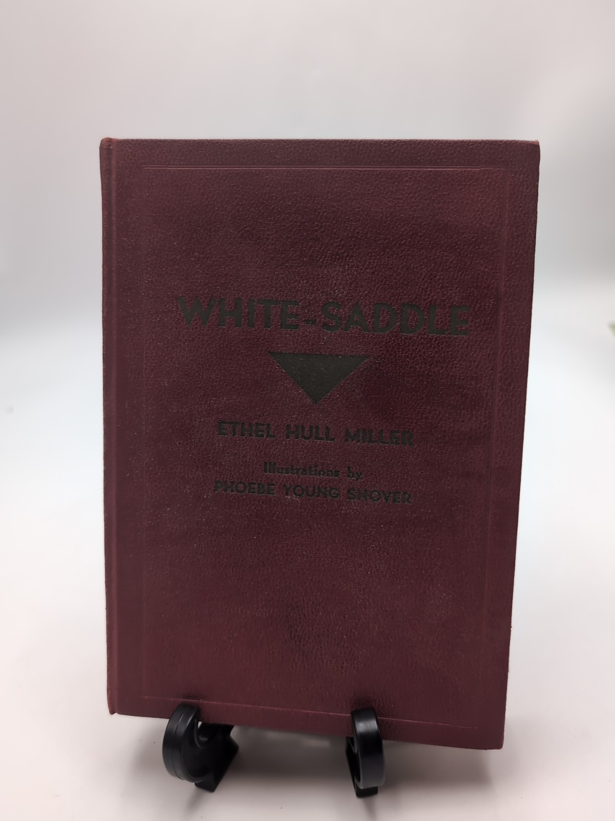 White Saddle by Ethel Hull Miller 1939 HC SIGNED Just Signature VTg Book