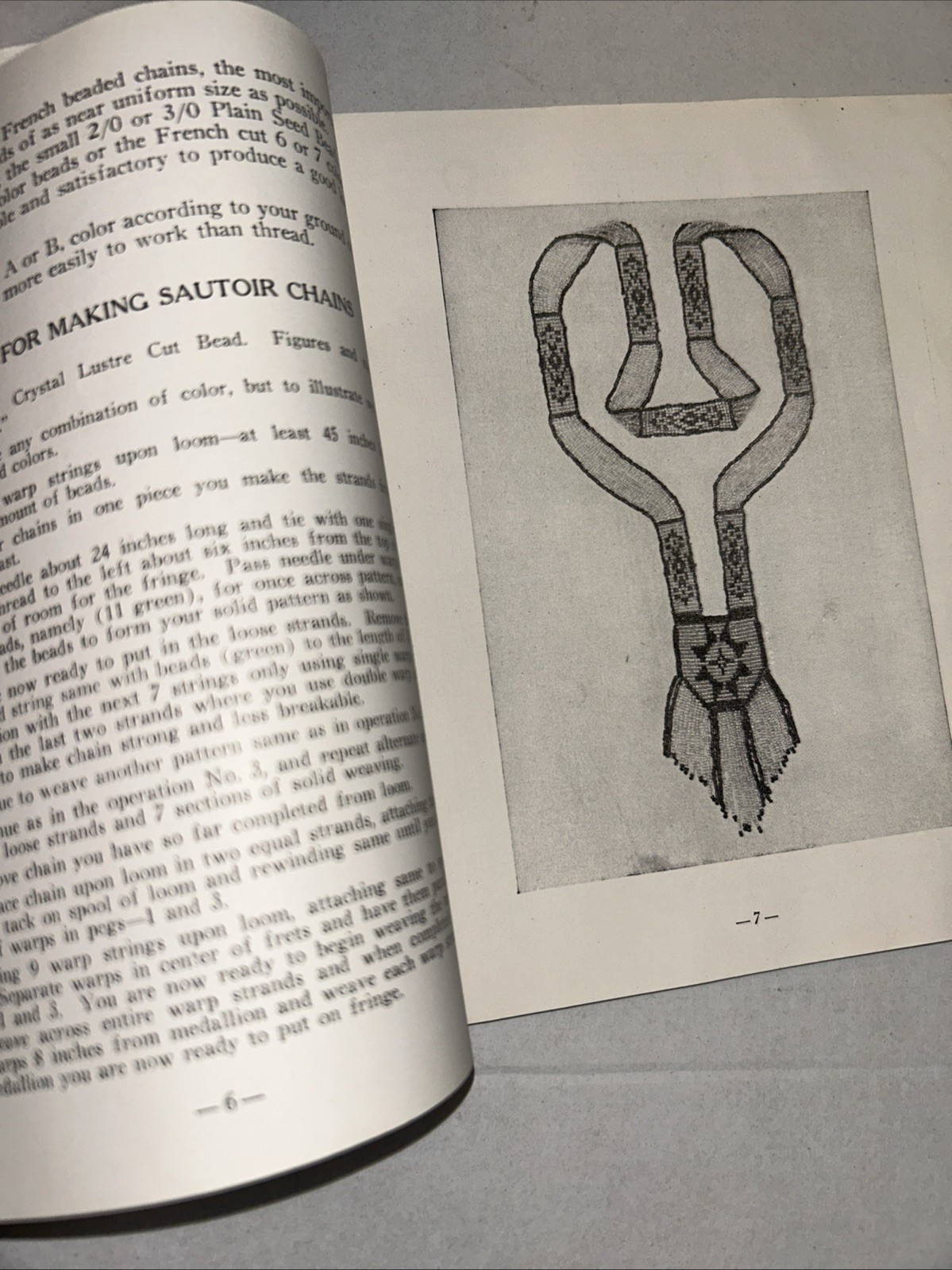 Vintage Booklet Apache Beadwork Instructions And Design Austin Walker Sales ?