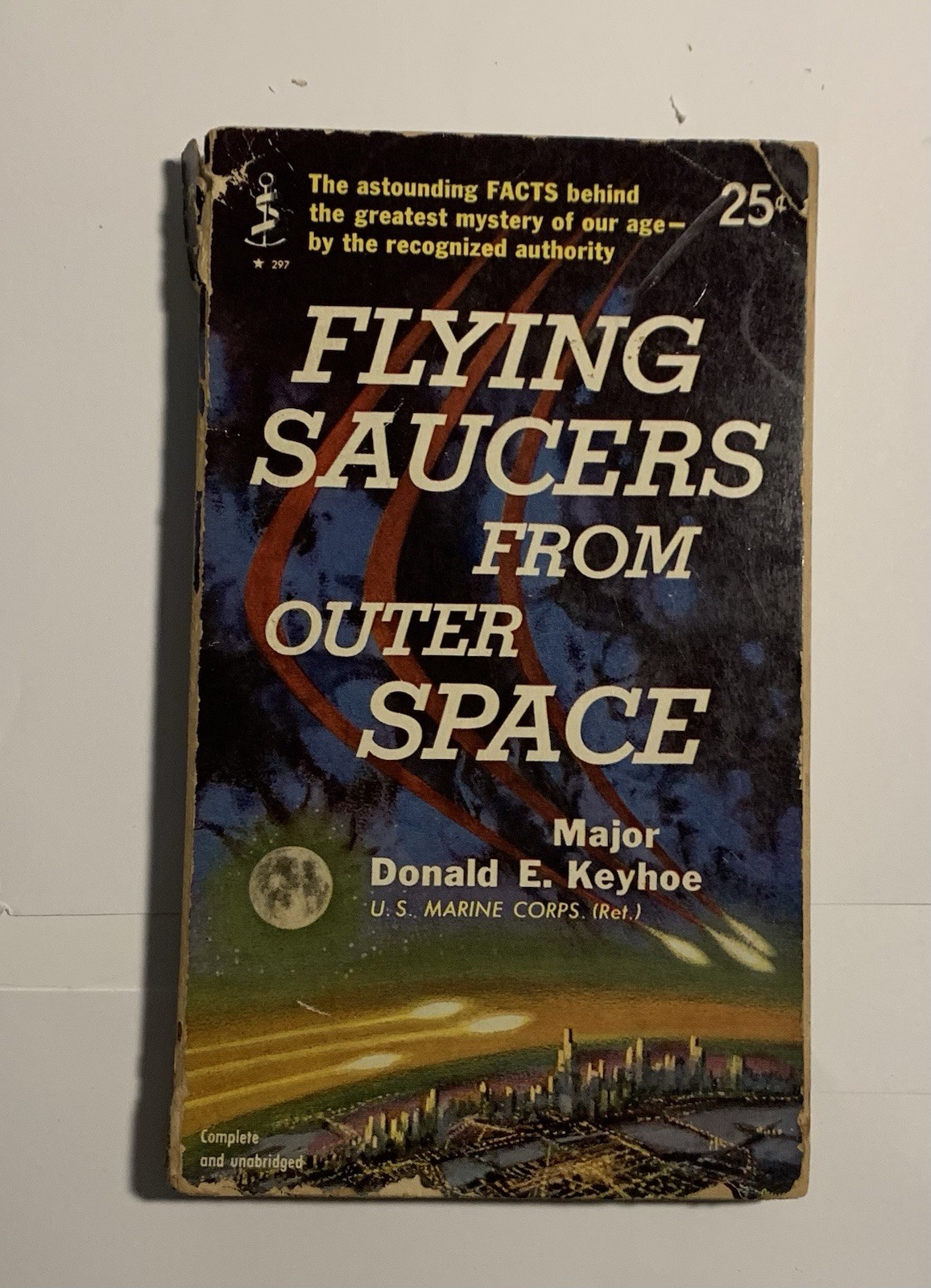 Flying Saucers From Outer Space by Major Donald Keyhoe (1954) Perma UFO