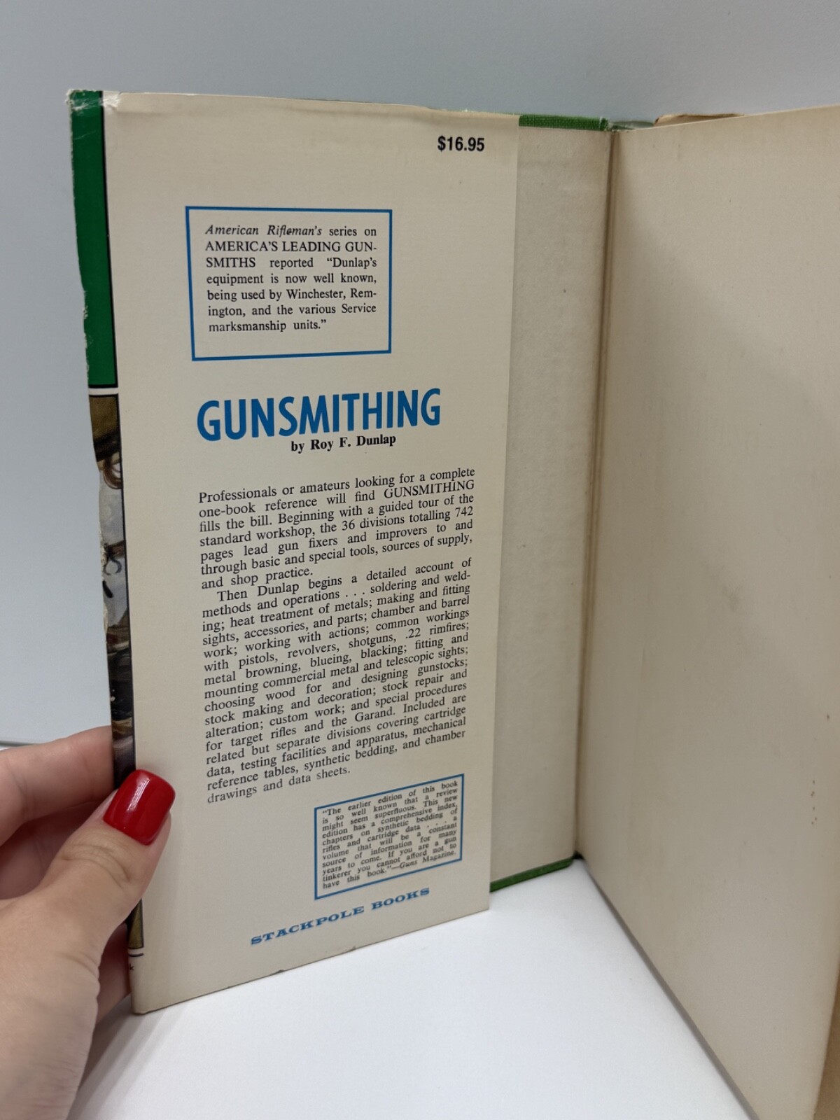 Gunsmithing. Samworth Book on Firearms. by Dunlap, Roy.: Fine Hardcover 1950