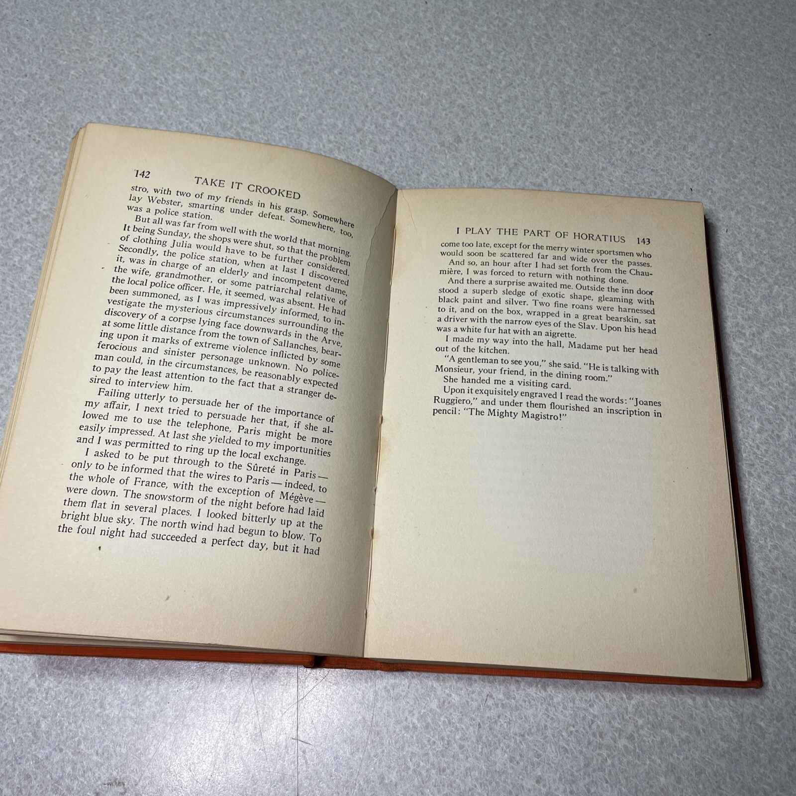 Beeding, Francis „TAKE IT CROOKED“ First Edition 1932 A.L. Burt Company HC