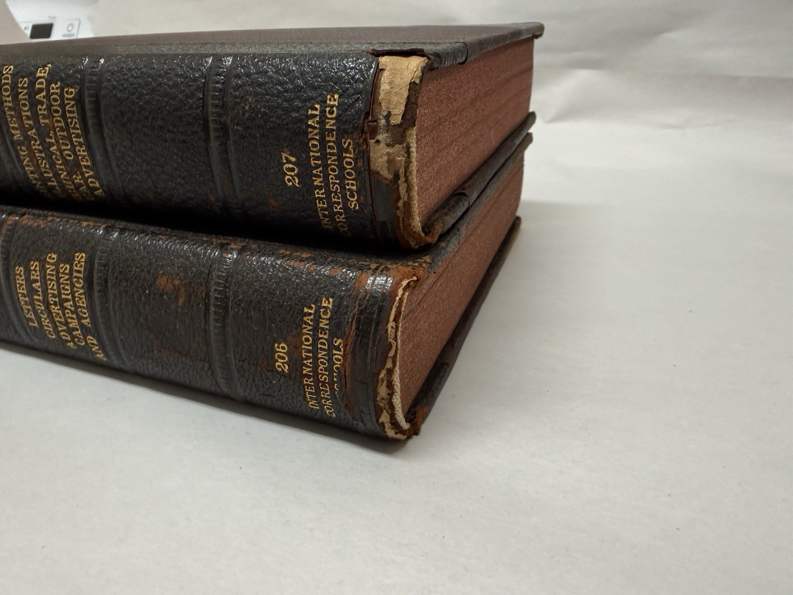 1909 ICS Reference Library Advertising 206 & 207 Correspondence Textbook HC