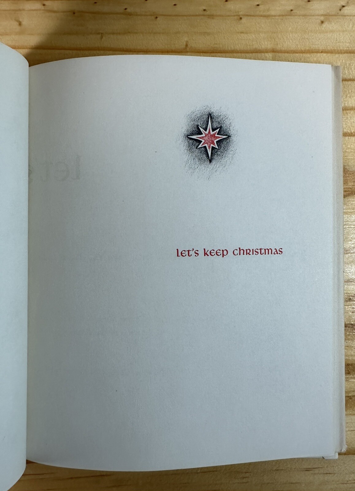 Let’s Keep Christmas Peter Marshall Barbara Cooney illustratr First Edition 1953