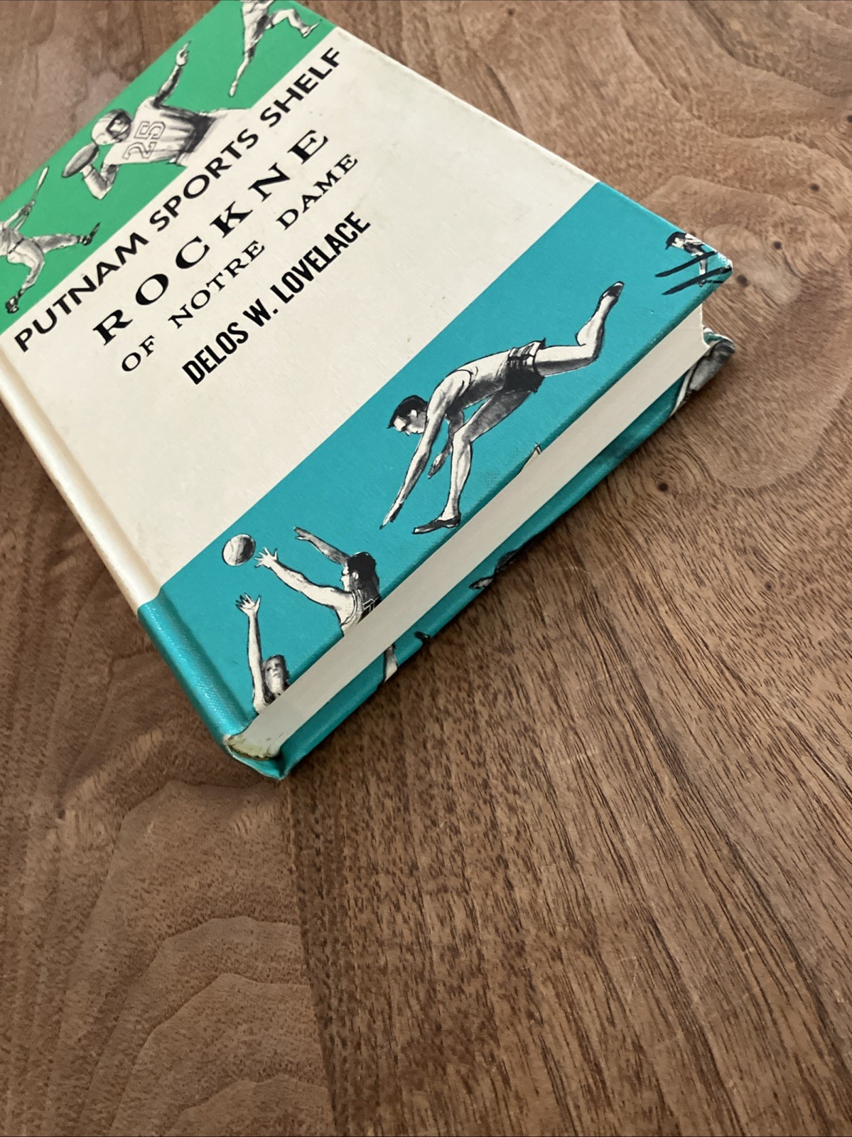 Putnam Sports Shelf Rockne of Notre Dame by Delos Lovelace 1931 HC Vintage