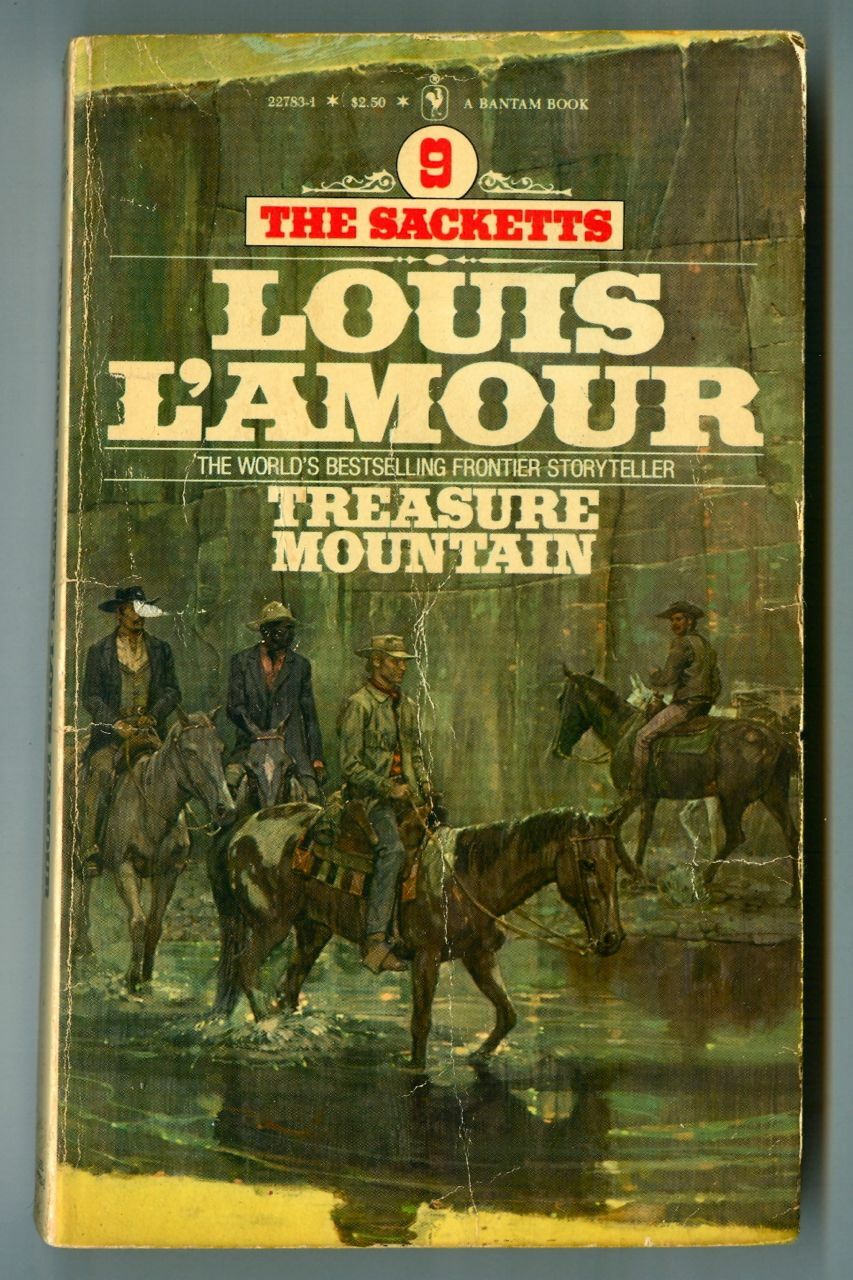 TREASURE MOUNTAIN by Louis L’Amour! Vintage 1981 Bantam Books WESTERN Paperback!