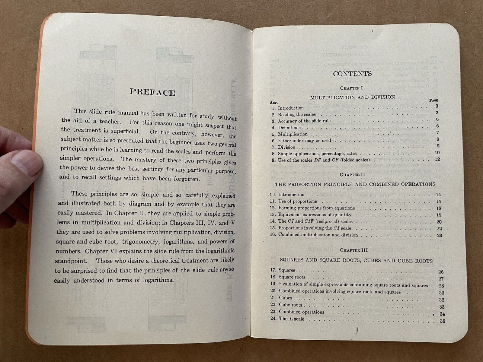 Vintage 1945 LOG LOG DUPLEX TRIG Slide Rule Manual #4080 Keuffel & Esser Co #2