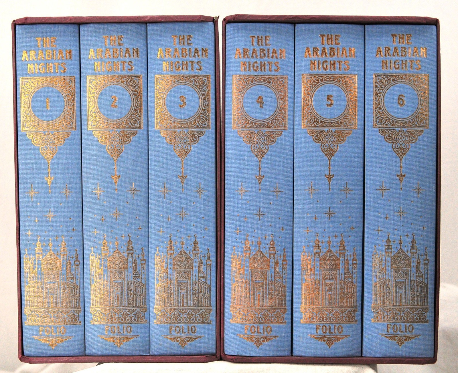 The Arabian Nights – Folio Society Luxury Edition 6 Vol Set (Hardcovers, 2003)