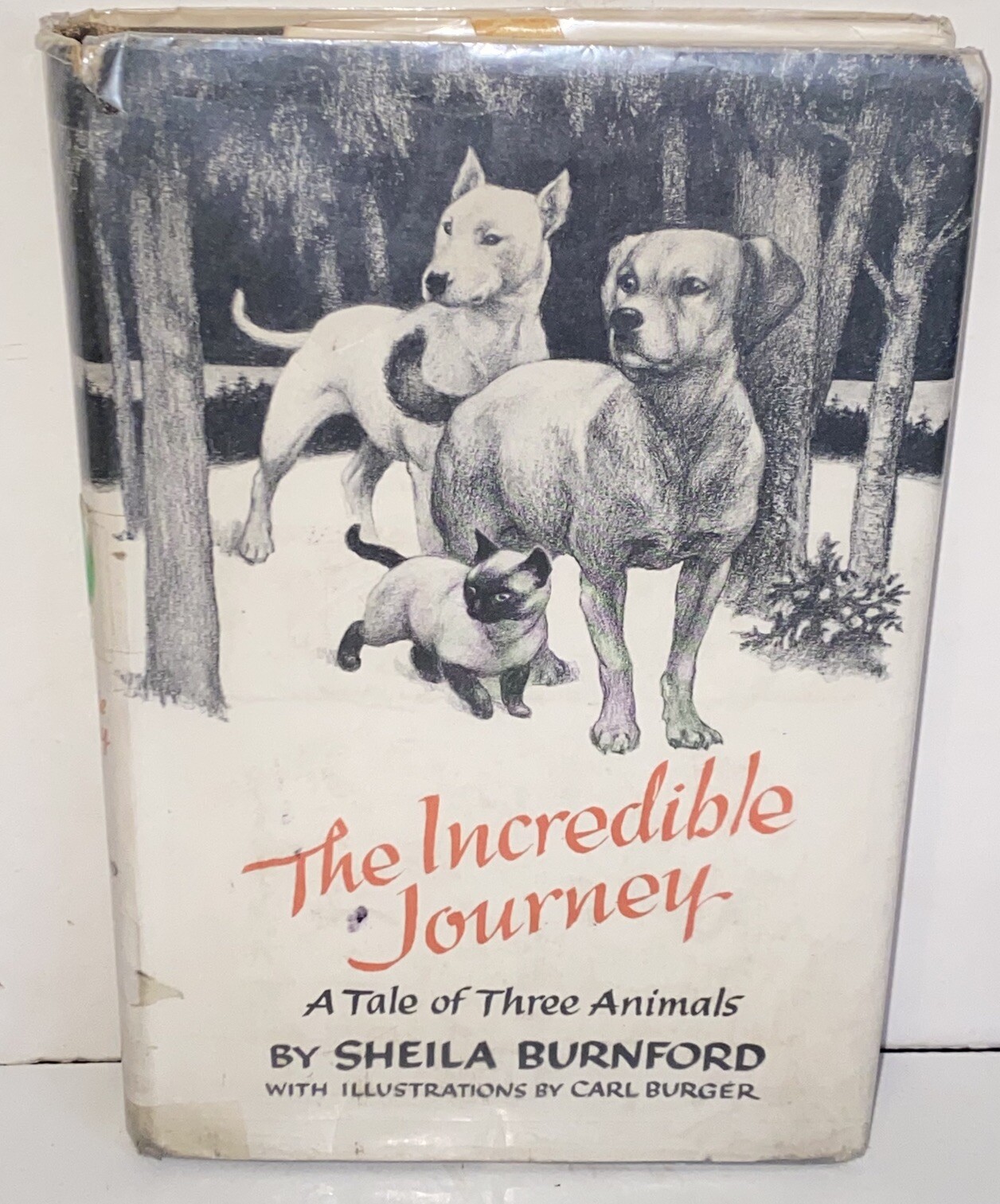 Vintage 1961 The Incredible Journey A Tale of Three Animals by Sheila Burnford