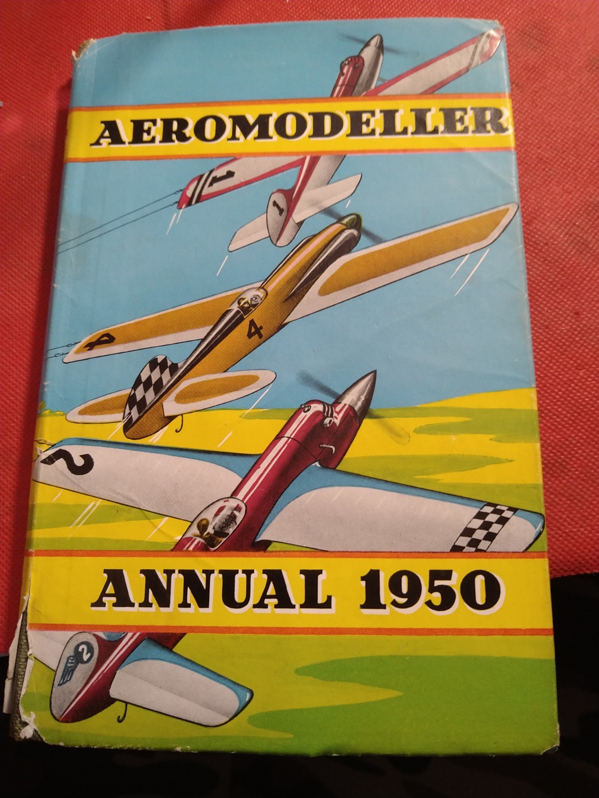 Aeromodeller Annual 1950 Vintage Model Aeronautical Press Ltd, With Dust Jacket