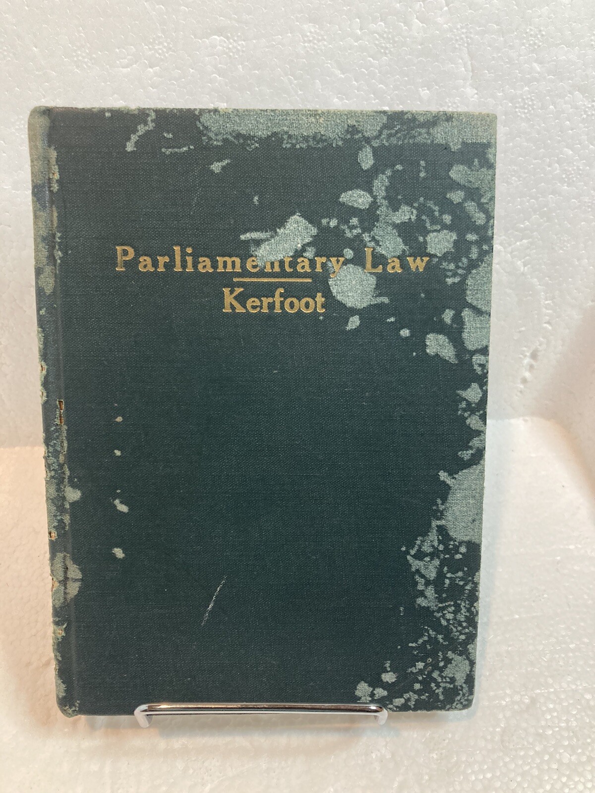 Parliamentary Law: A Text-book And Manual 1899- F H Kerfoot – Broadman Press HC