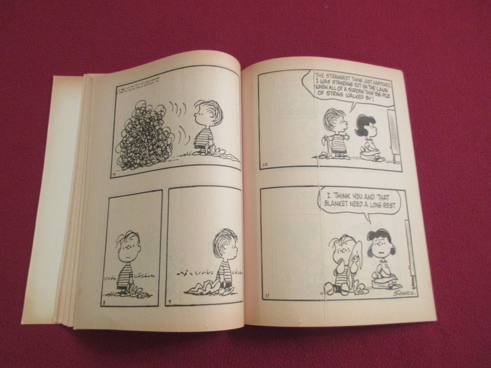 1967 Saalfield CHARLES SCHULZ PEANUTS COLORING BOOK FEATURING VIOLET UNUSED