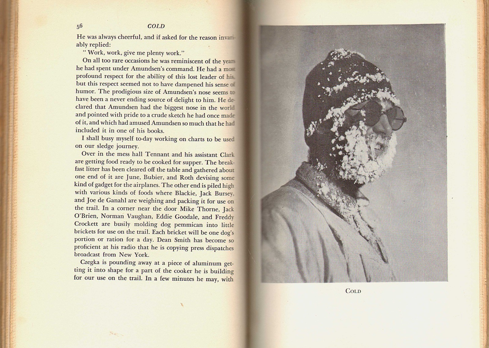 COLD by L.M.Gould/1929 Antarctic Exploration/R. Byrd expedition/Polar/HB/Illust