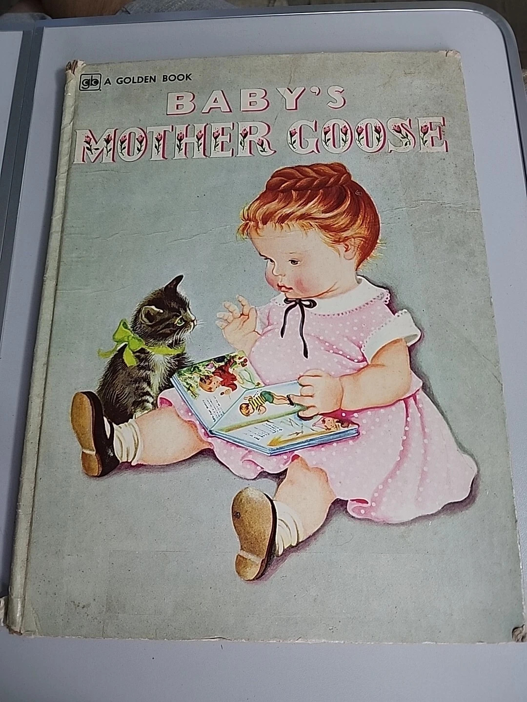 Baby’s Mother Goose 1958 Hardcover Book By Eloise Wilkin Golden Press