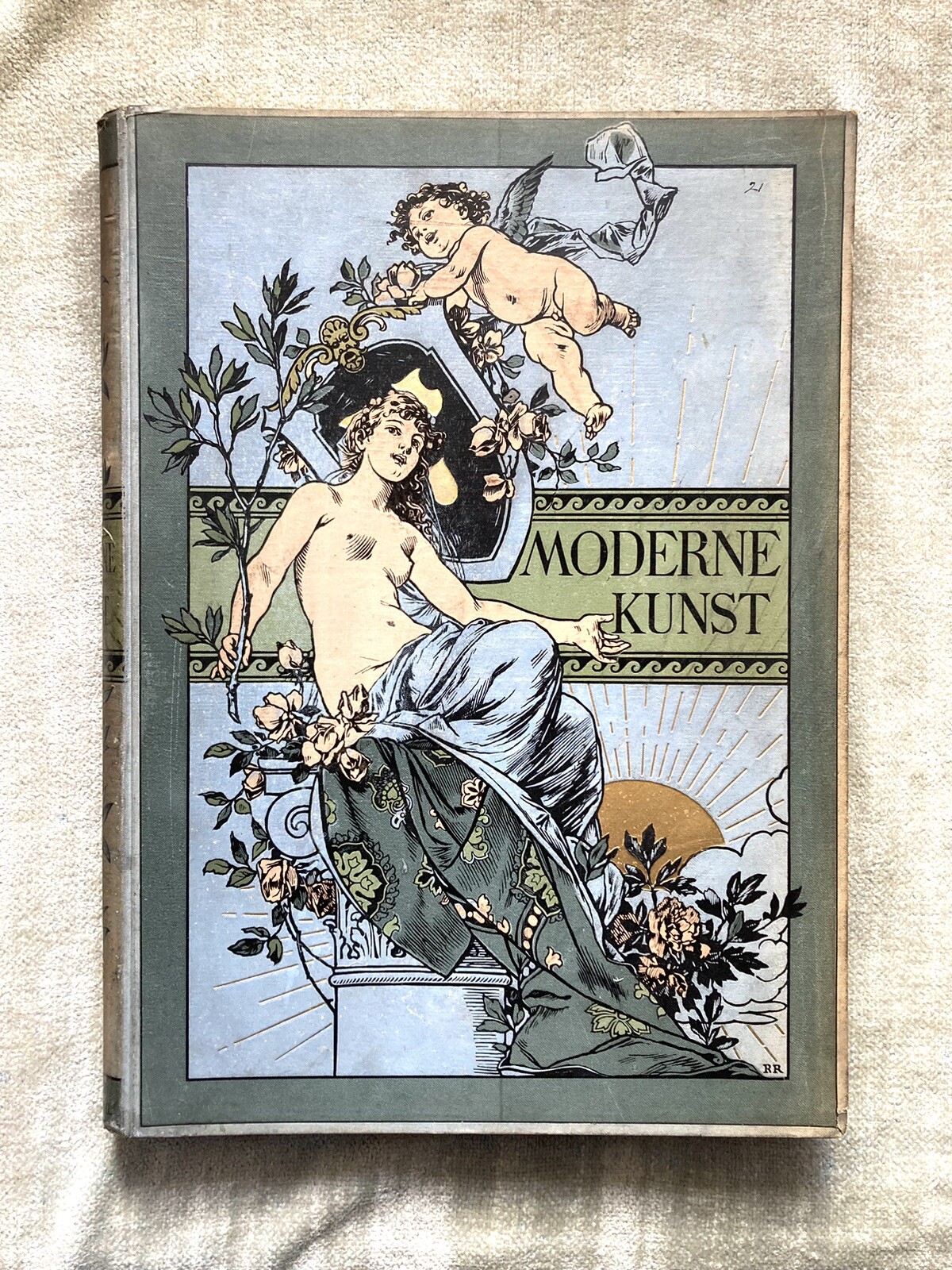 Modern Art, “Moderne Kunst”, German, Circa 1905, Large, Great Illustrations.