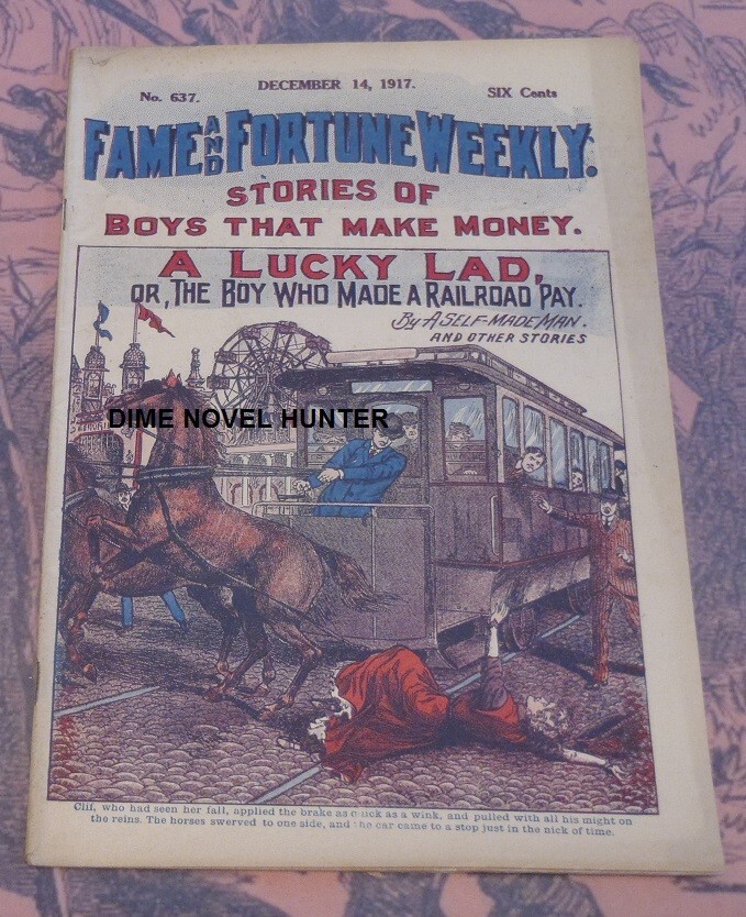 FAME AND FORTUNE #637 WALL STREET STORIES OF ADVENTURE DIME NOVEL