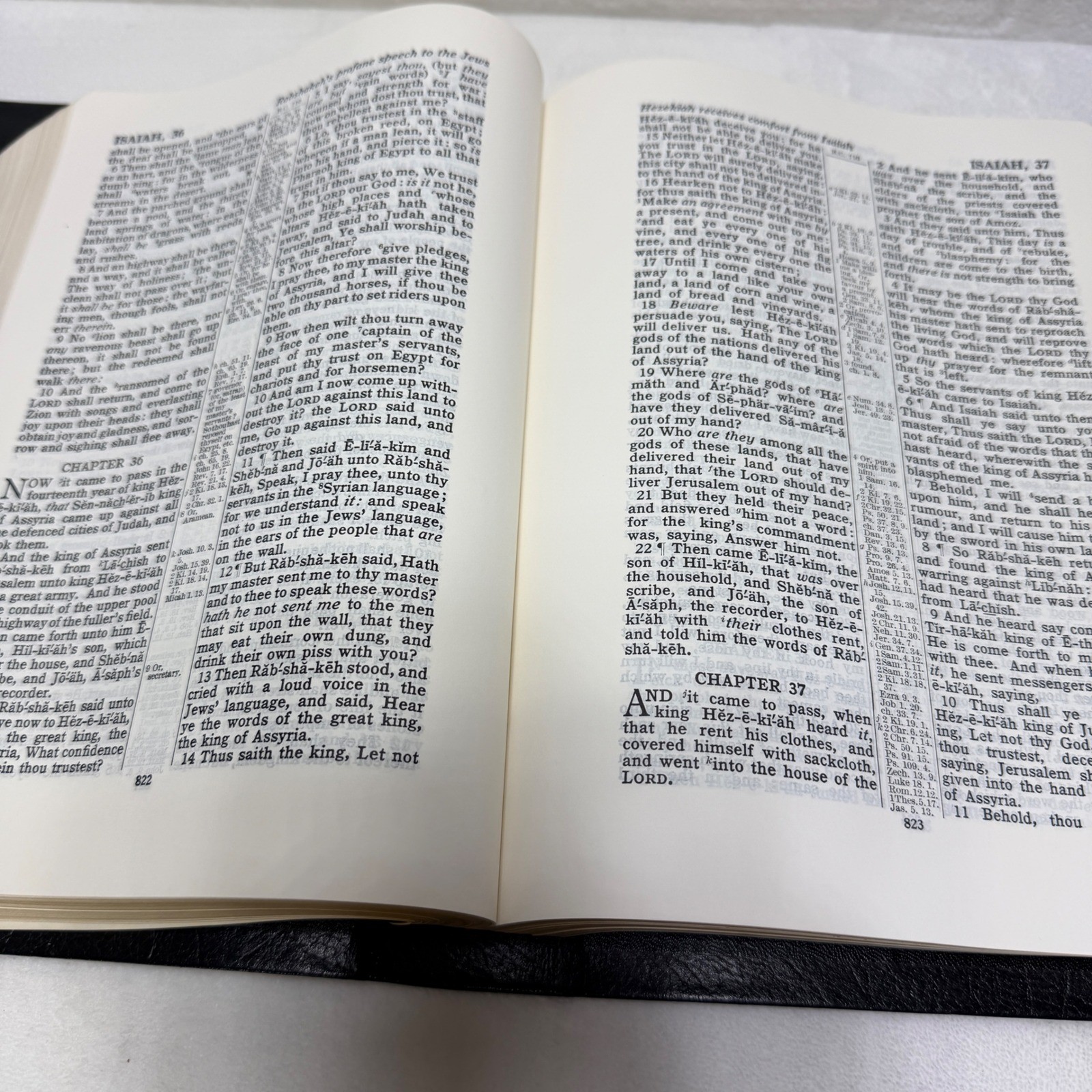 KJV Loose-Leaf Reference Bible Bonded Leather **READ SEE**