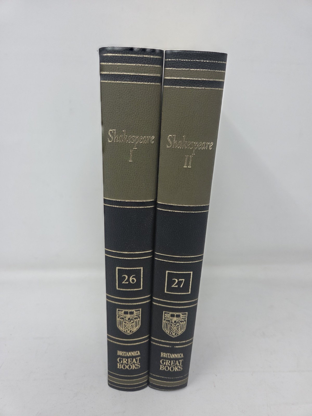 Shakespeare 2 Vol Set – Britannica Great Books #26 & 27 (1952)
