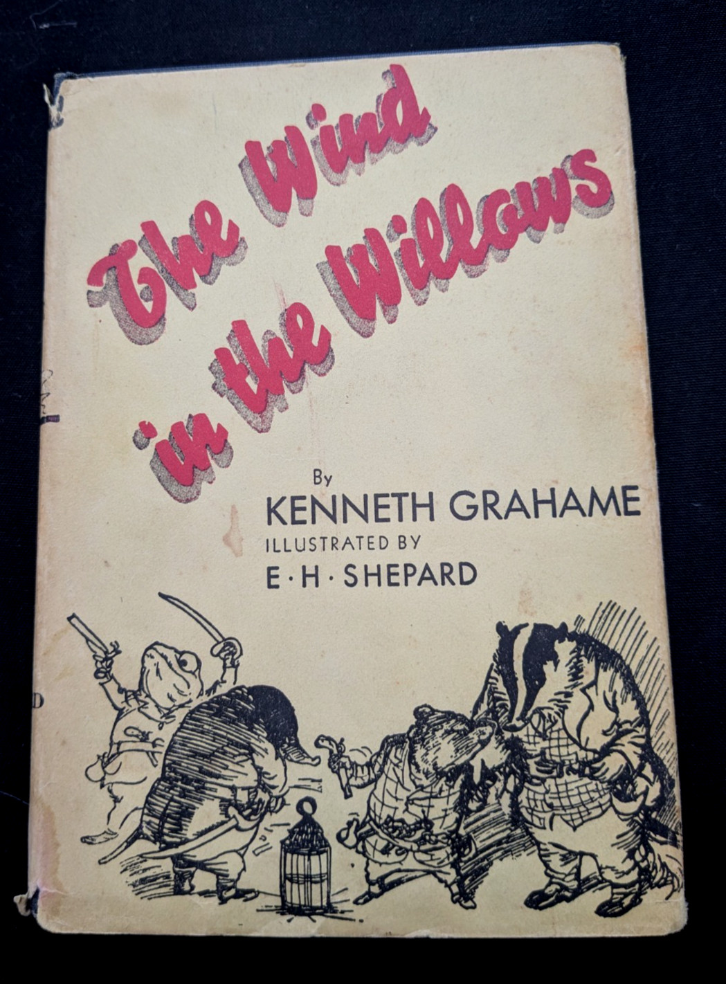 Wind in the Willows Grahame 1933 Scribner HC/DJ E.H. Shepard Illustrations
