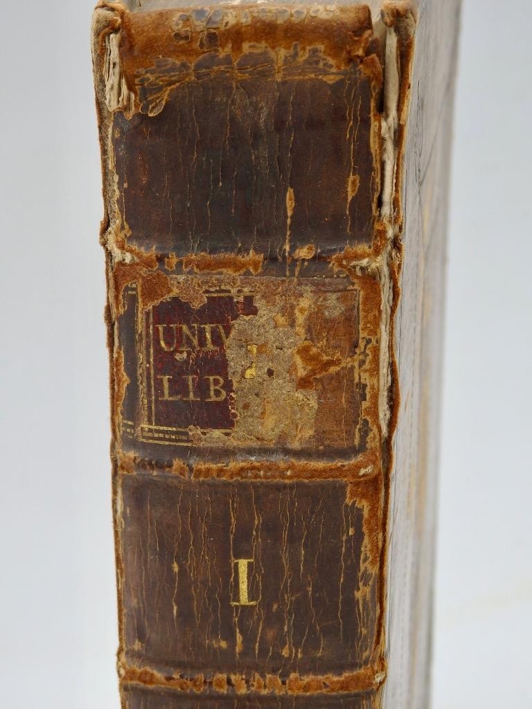 1722 UNIVERSAL LIBRARY or COMPLEAT SUMMARY of SCIENCE – FULL LEATHER Very Clean