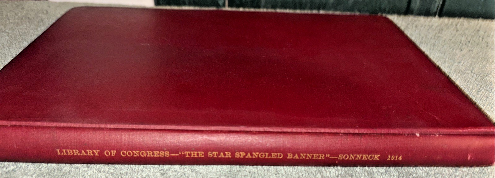Antique 1914 Book: Library of Congress „The Star Spangled Banner“