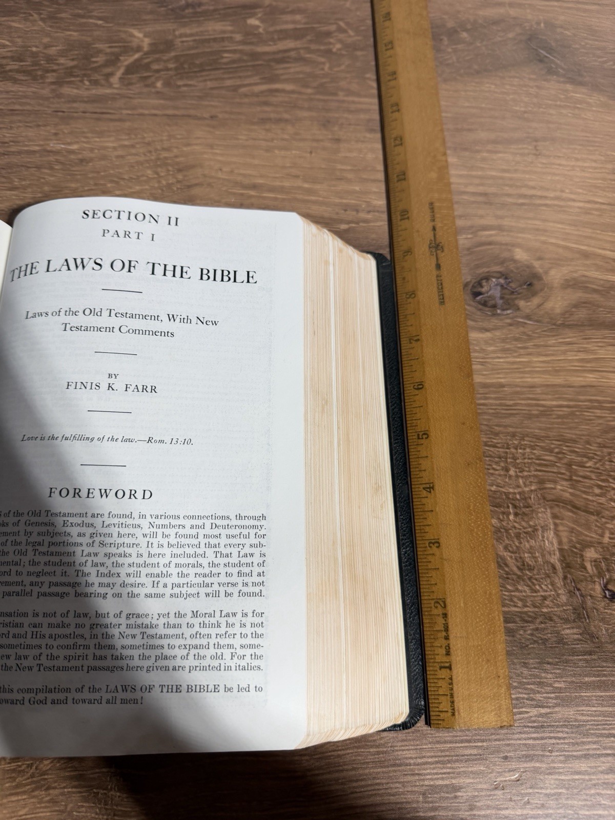 The System Bible Study 1960 Black Morocco Leather Enlarged Edition Maps