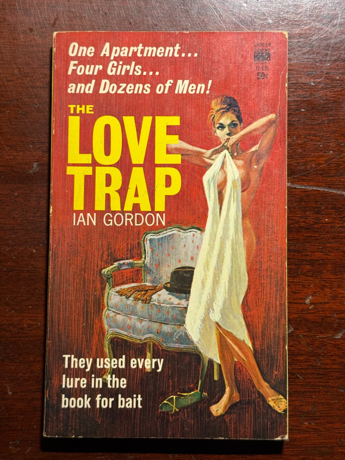 The Love Trap Ian Gordon Lancer Domino Books 1963 1960s Vtg PB BK