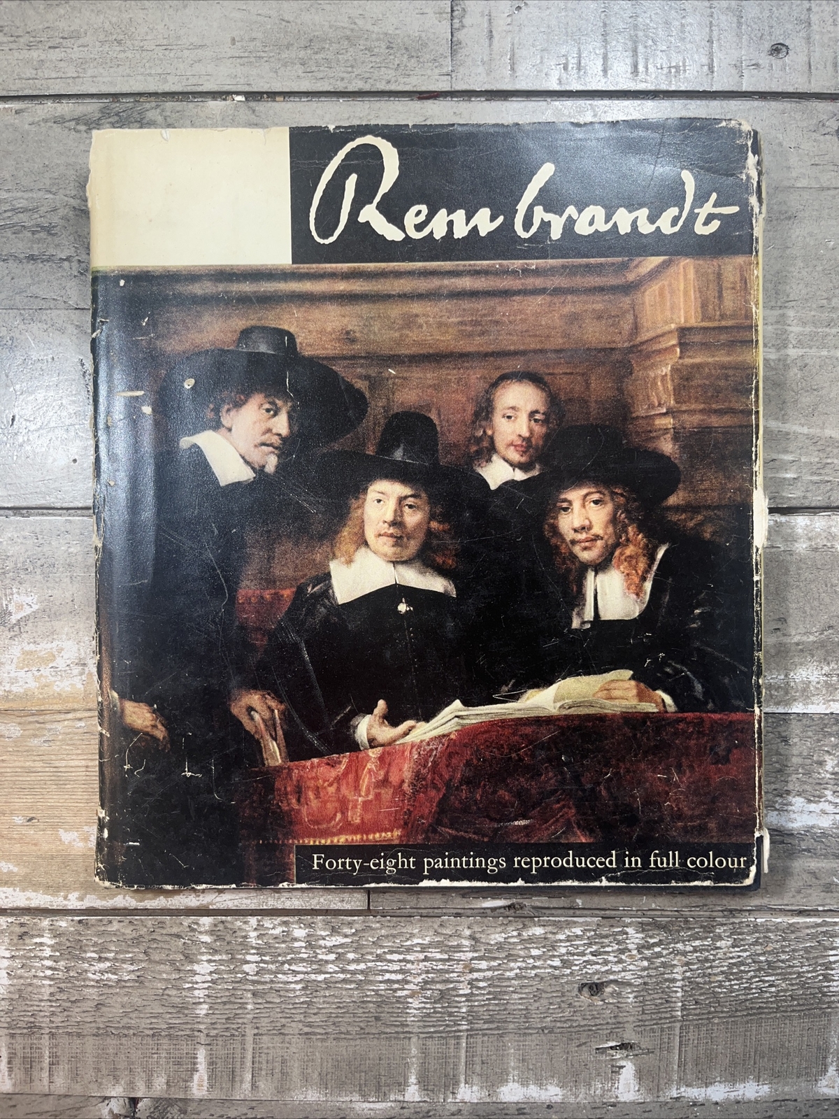 1960 Vintage Art Book „Rembrandt“ Illustrated