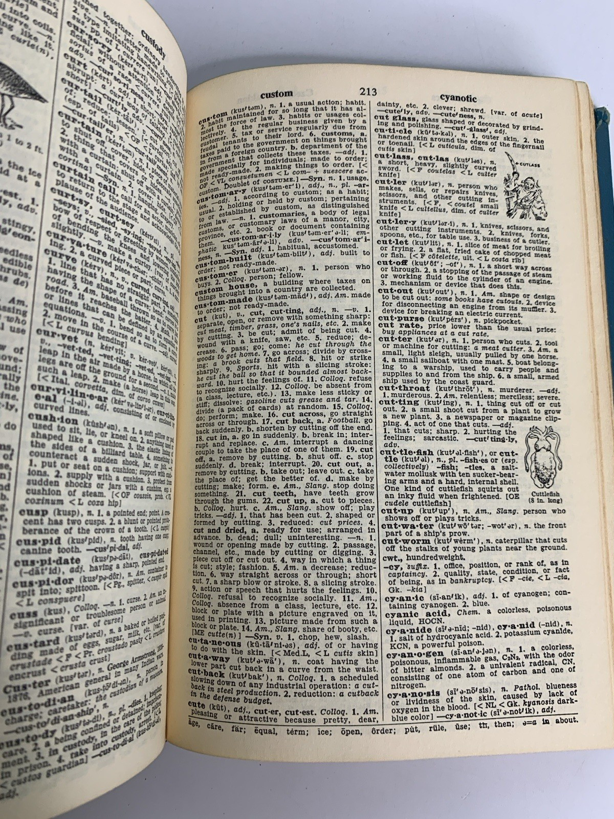 Thorndike Barnhart Comprehensive Dictionary Deluxe Edition 1962 2 Vol Set