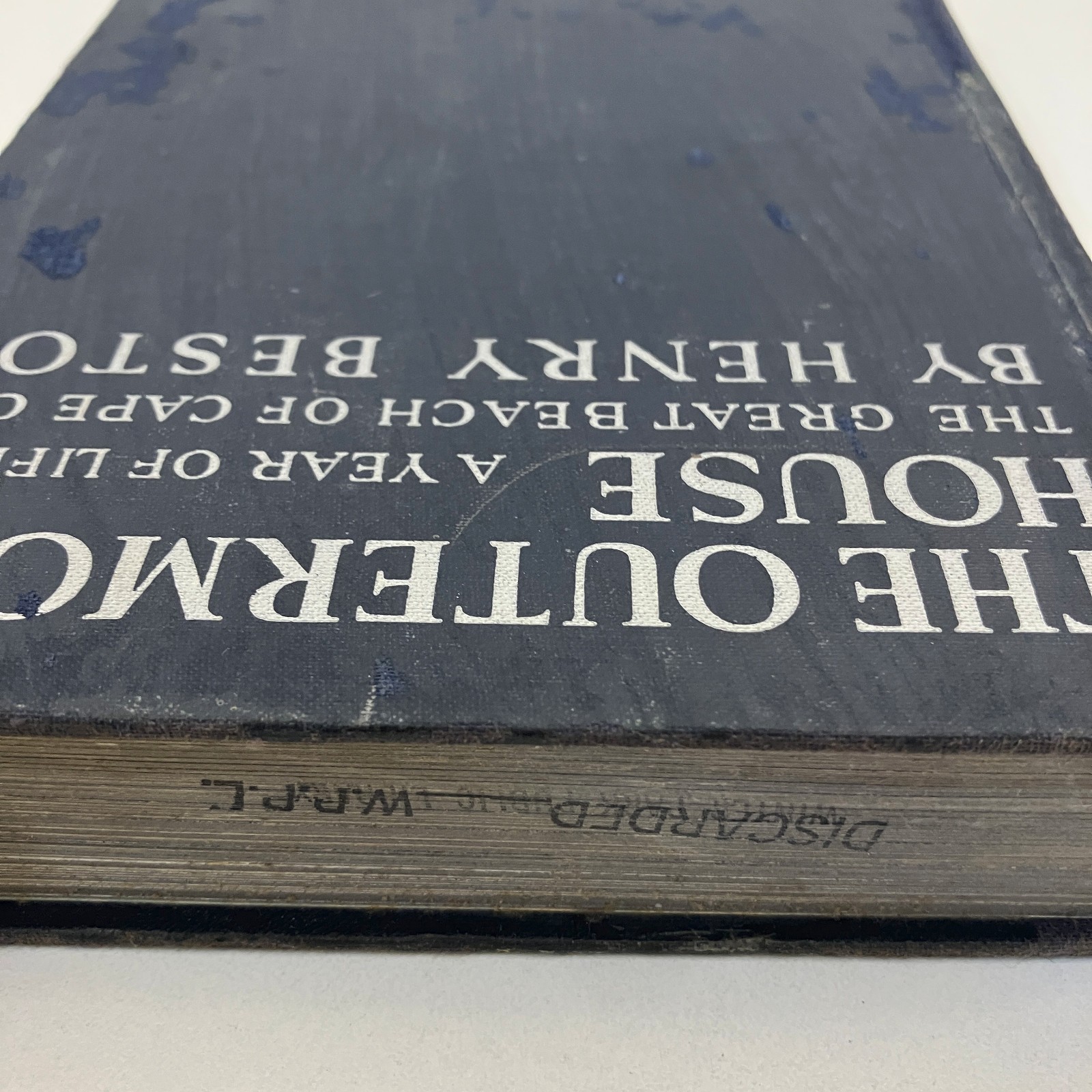 The Outermost House SIGNED Henry Beston Doubleday 1933 Antique HC Ex Library