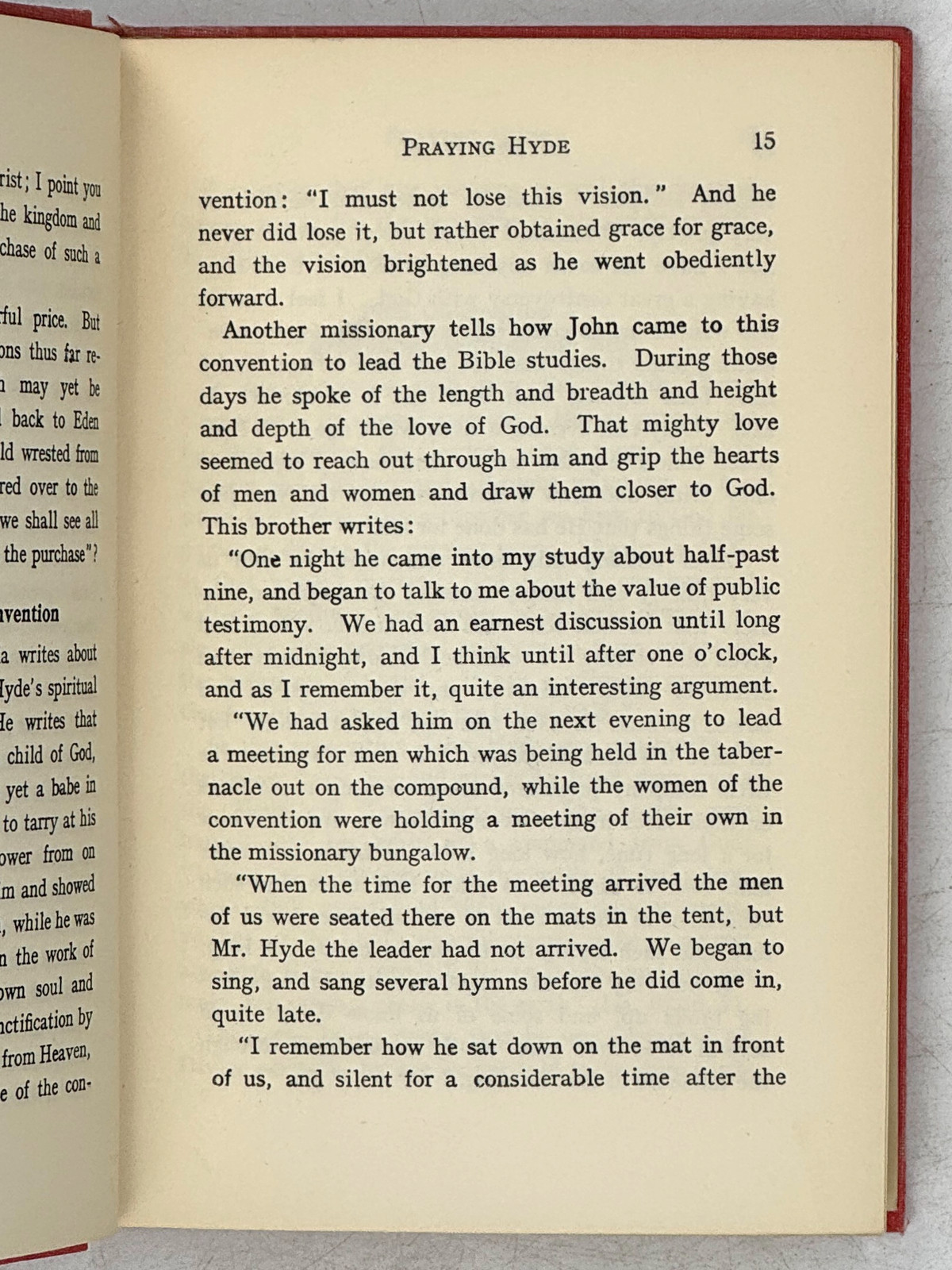 E. G. CARRÉ. Praying Hyde. A Challenge to Prayer. HC