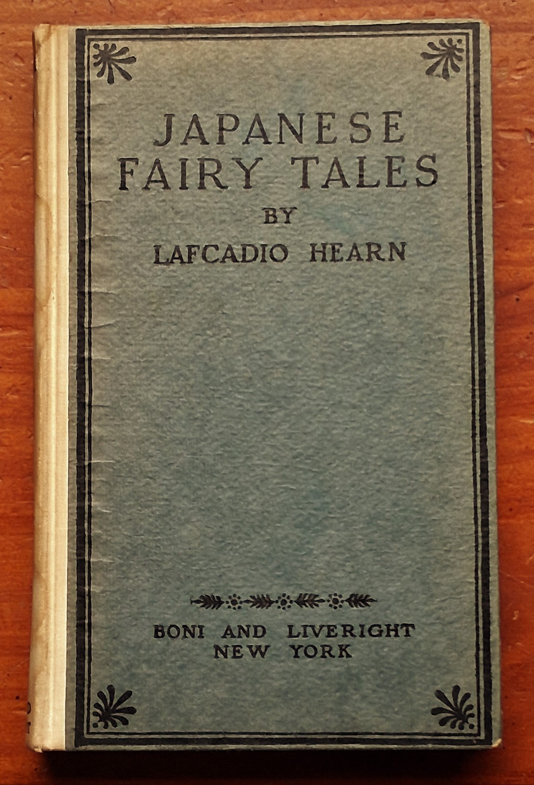 JAPANESE FAIRY TALES Lafcadio Hearn & Others 1918 Boni Liveright Hardcover Book