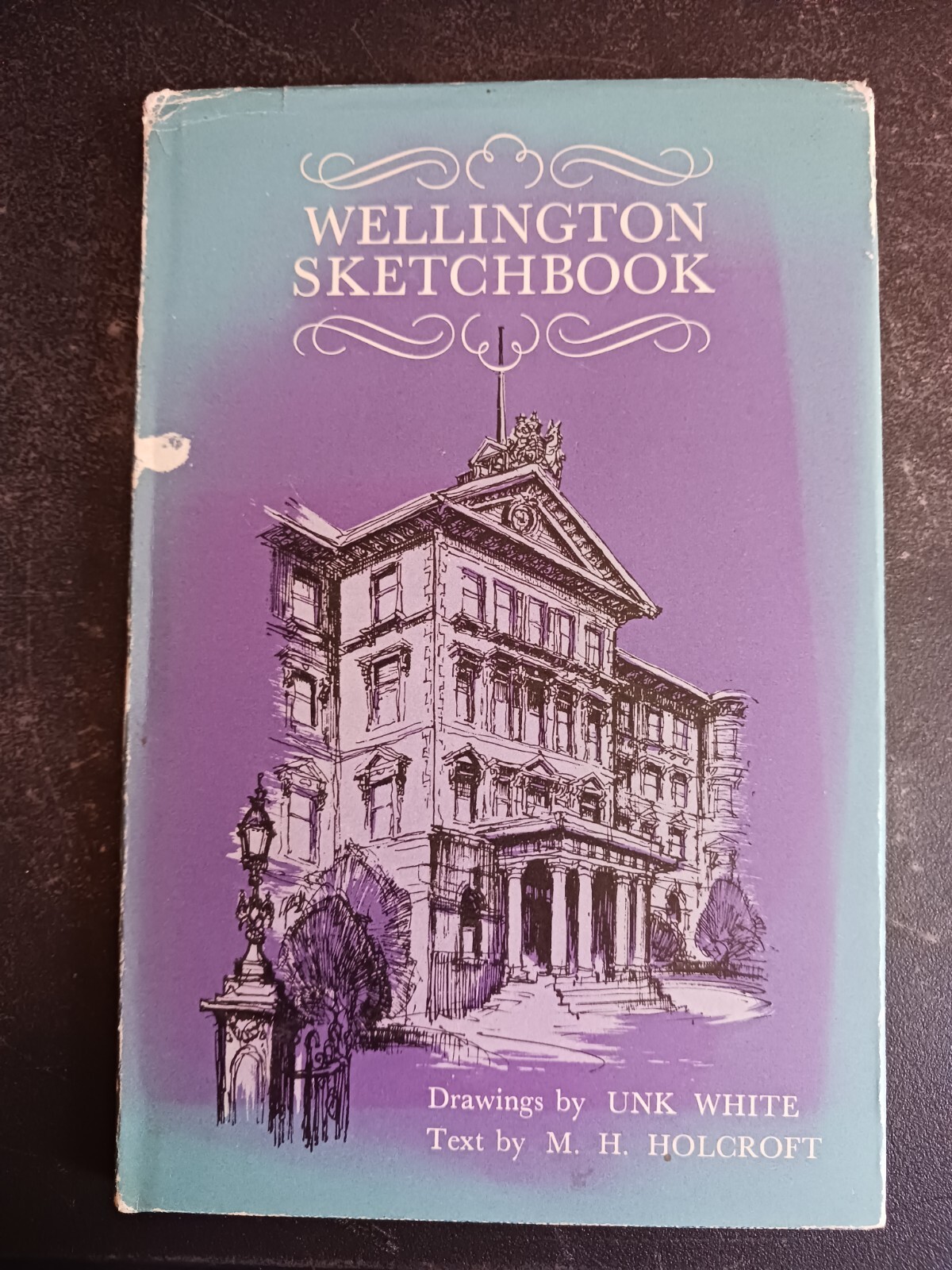 Wellington Sketchbook M. H. Holcroft 1969 Unk White illustration New Zealand