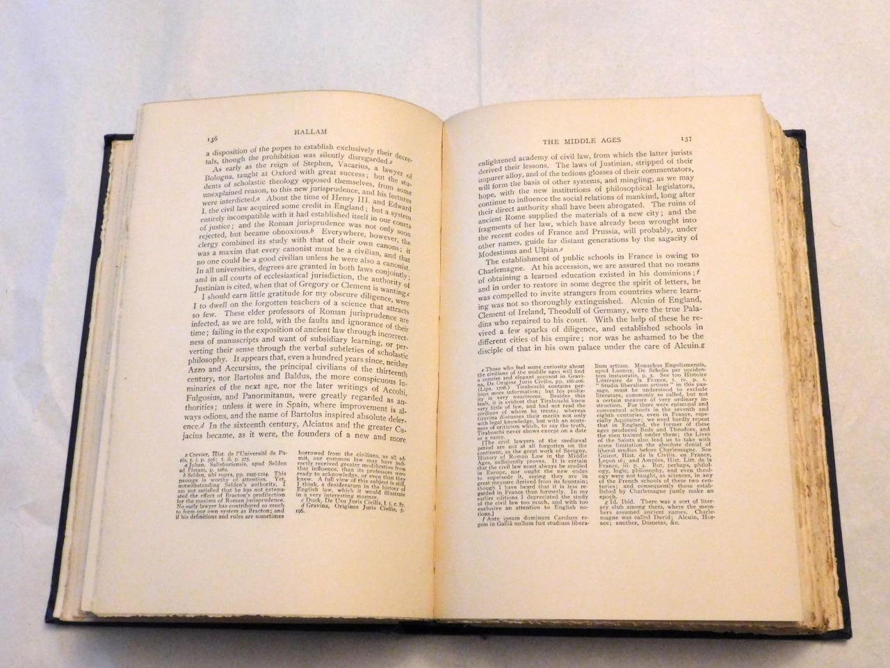 Antique 1899 Books the Worlds Great Classics The Middle Ages Vol 2 and 3