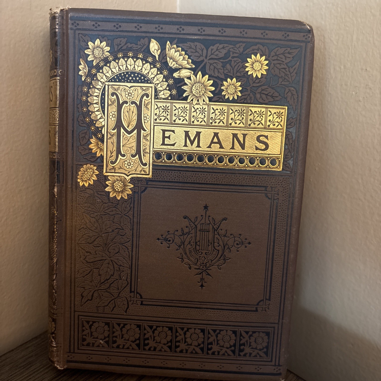 The Poetical Works Of Mrs. Hemans- Thomas Crowell, HC, Illustrated 1880’s NY