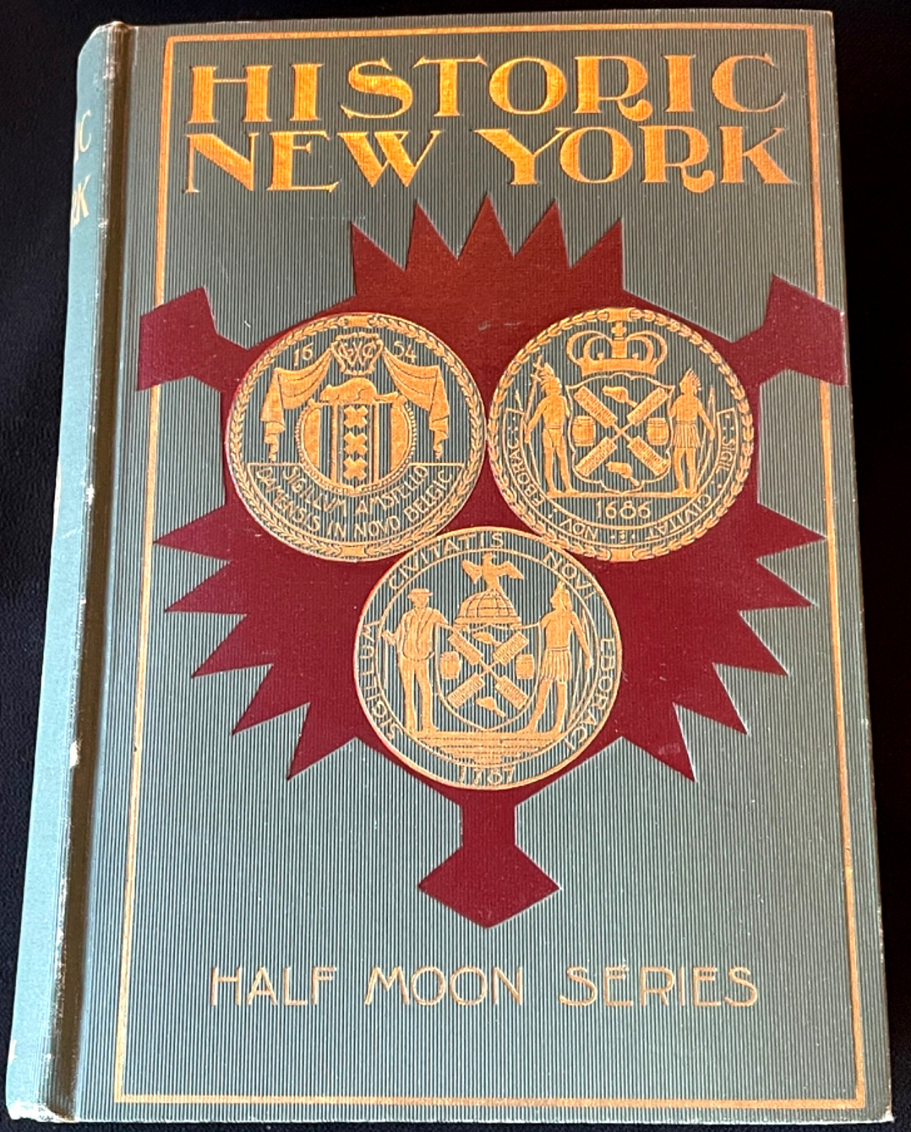 Historic New York 1897 1st Ed Half Moon Papers Wall Street Dutch Manhattan Maps