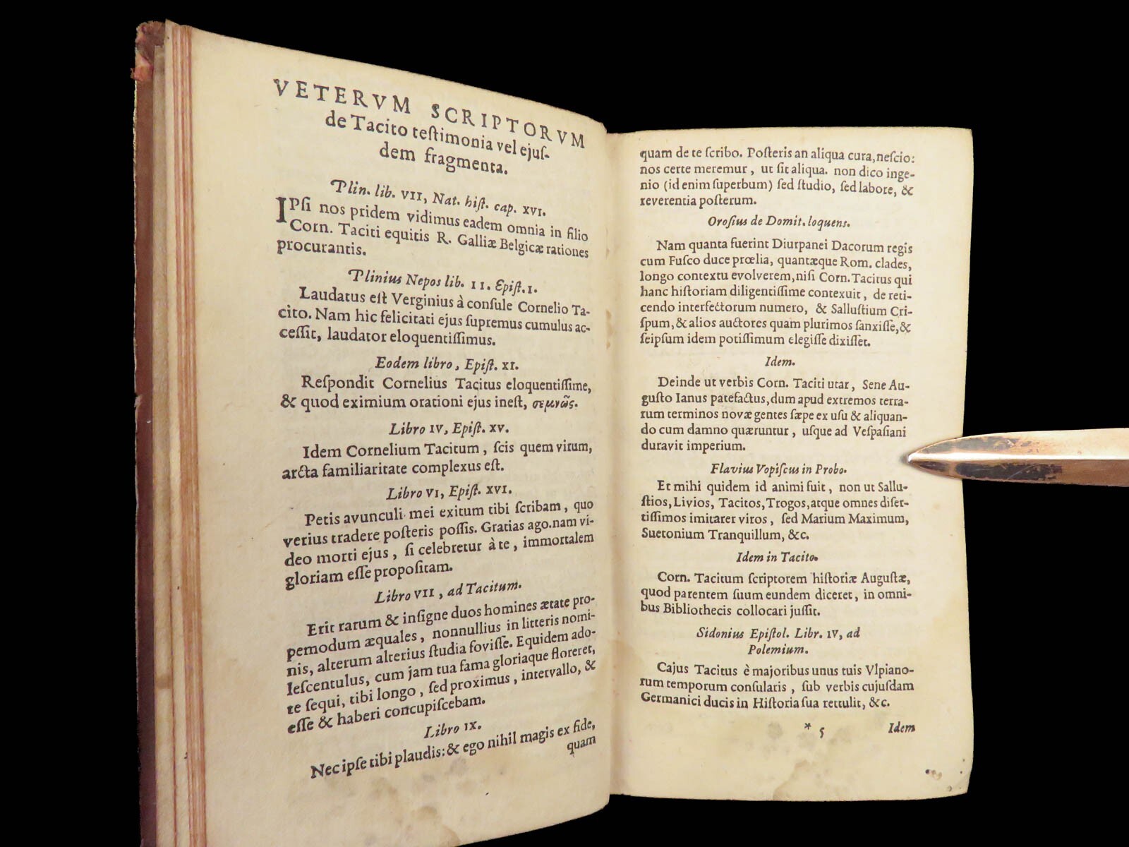 1640 TACITUS 1ed Annals Histories Roman Empire Nero ROME Justus Lipsius Grotius