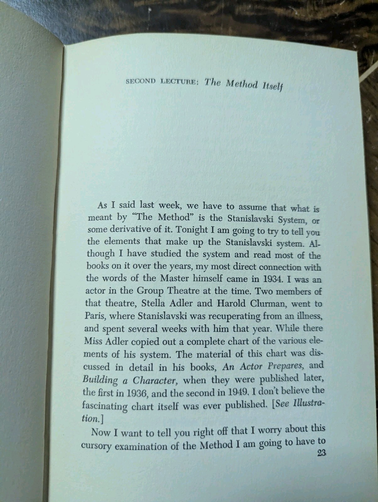 1958 METHODS OR MADNESS Robert Lewis Acting Old Style Broadway ACTOR Skills 1stE