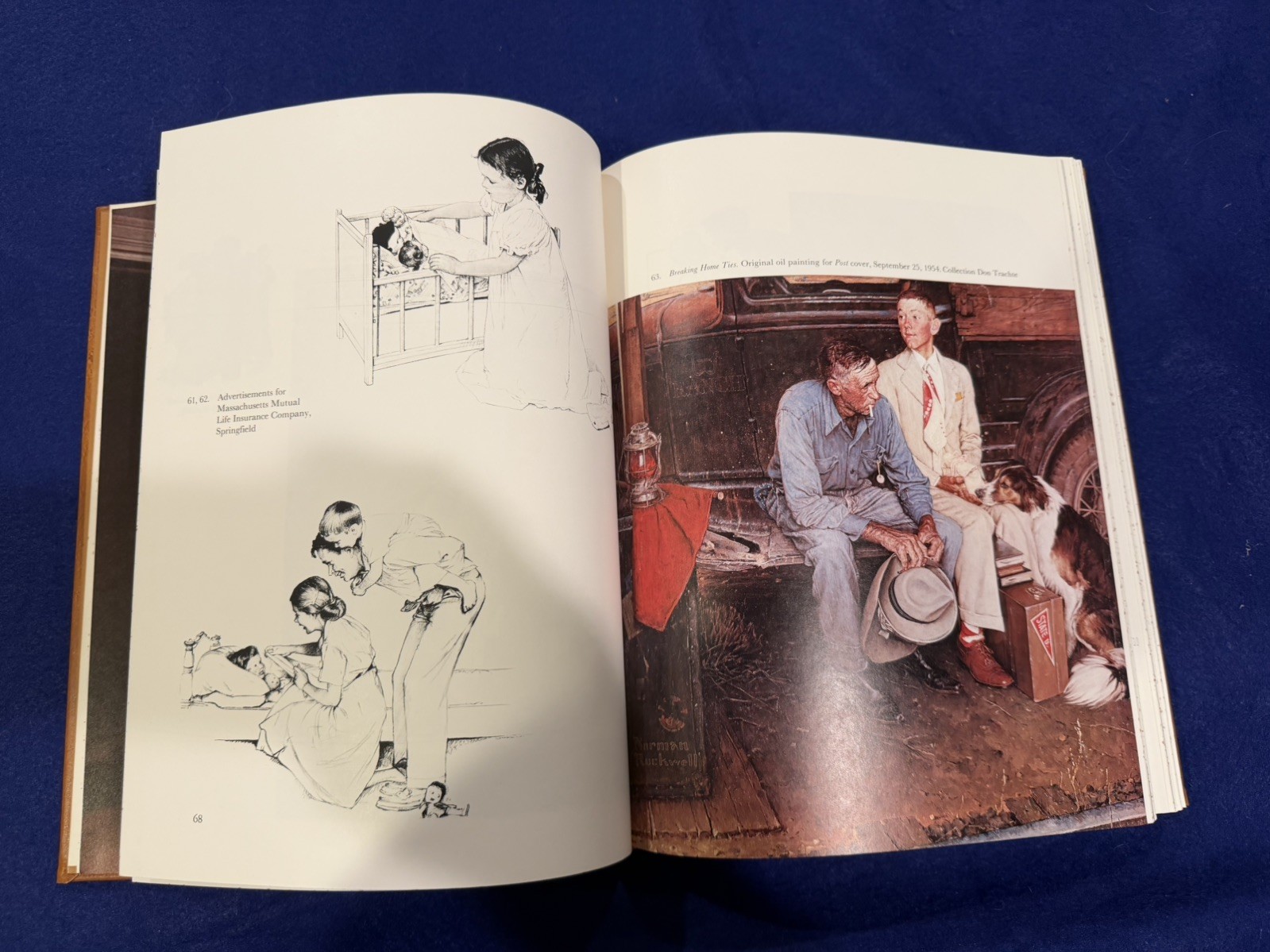 Norman Rockwell’s America ~ Huge Leather Bound Limited Edition #3610/8000