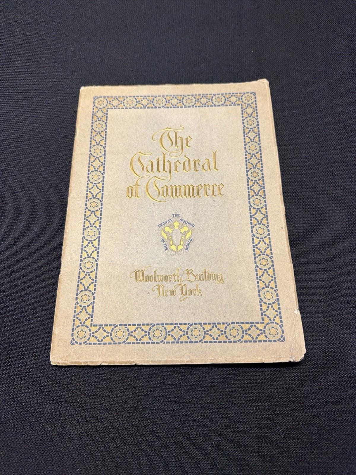 1916 Woolworth Building New York Vintage Book The Cathedral Of Commerce NYC