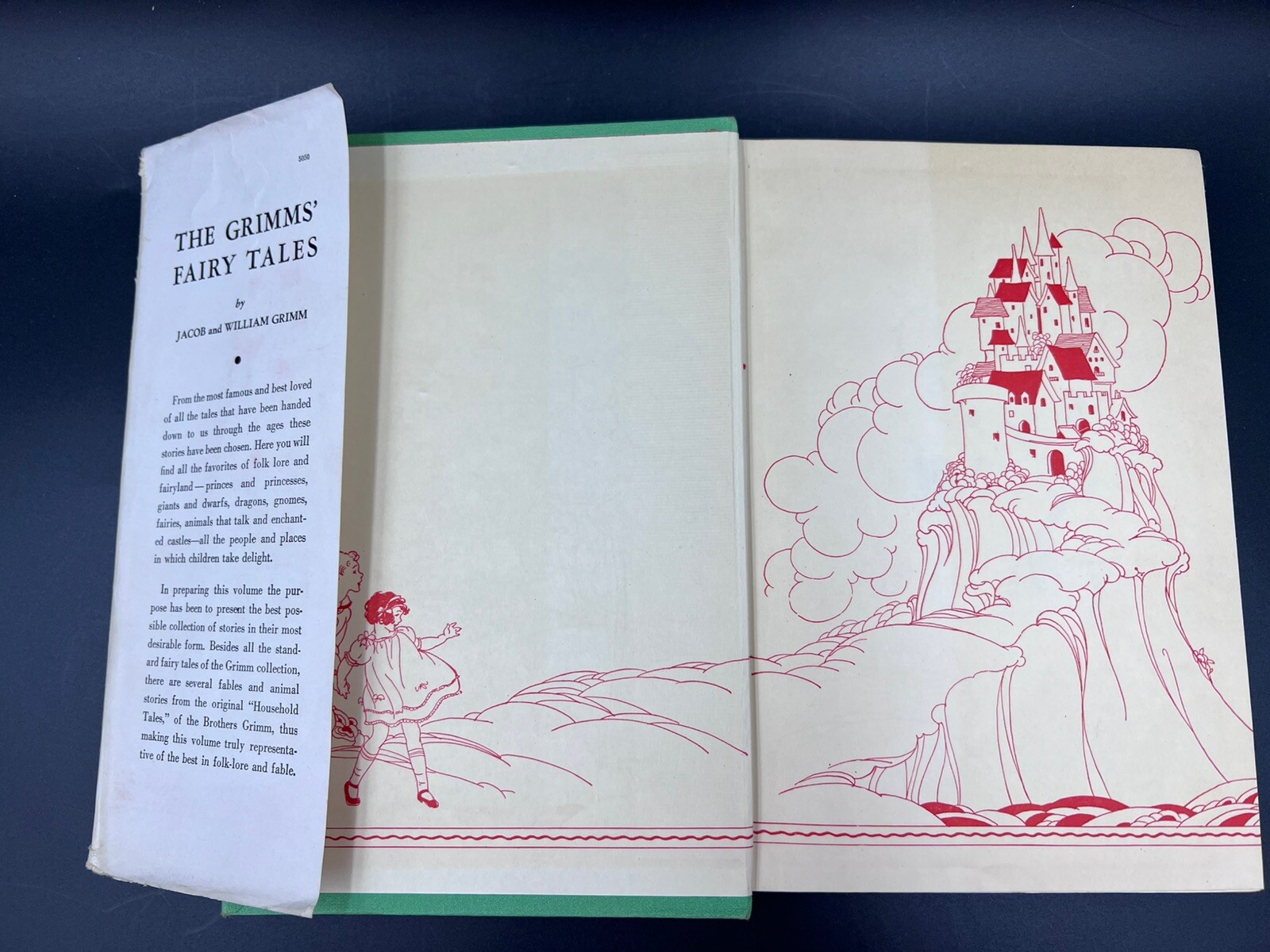 ANTIQUE 1ST. Edition GRIMM’S FAIRY TALES Hardcover with Dust Cover