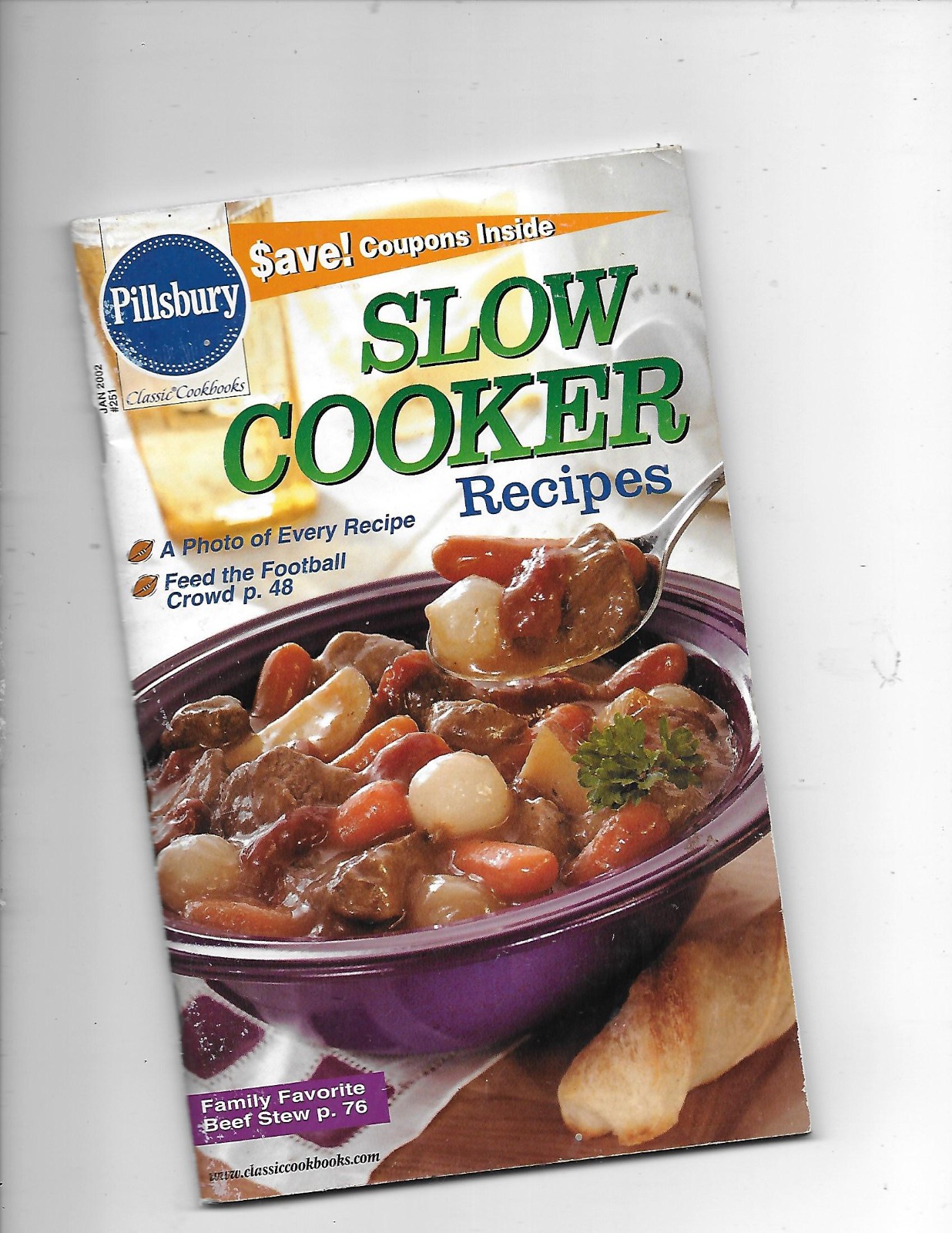 Pillsbury: Slow Cooker Recipes (2002, PB) 94 pgs {Cookbook}
