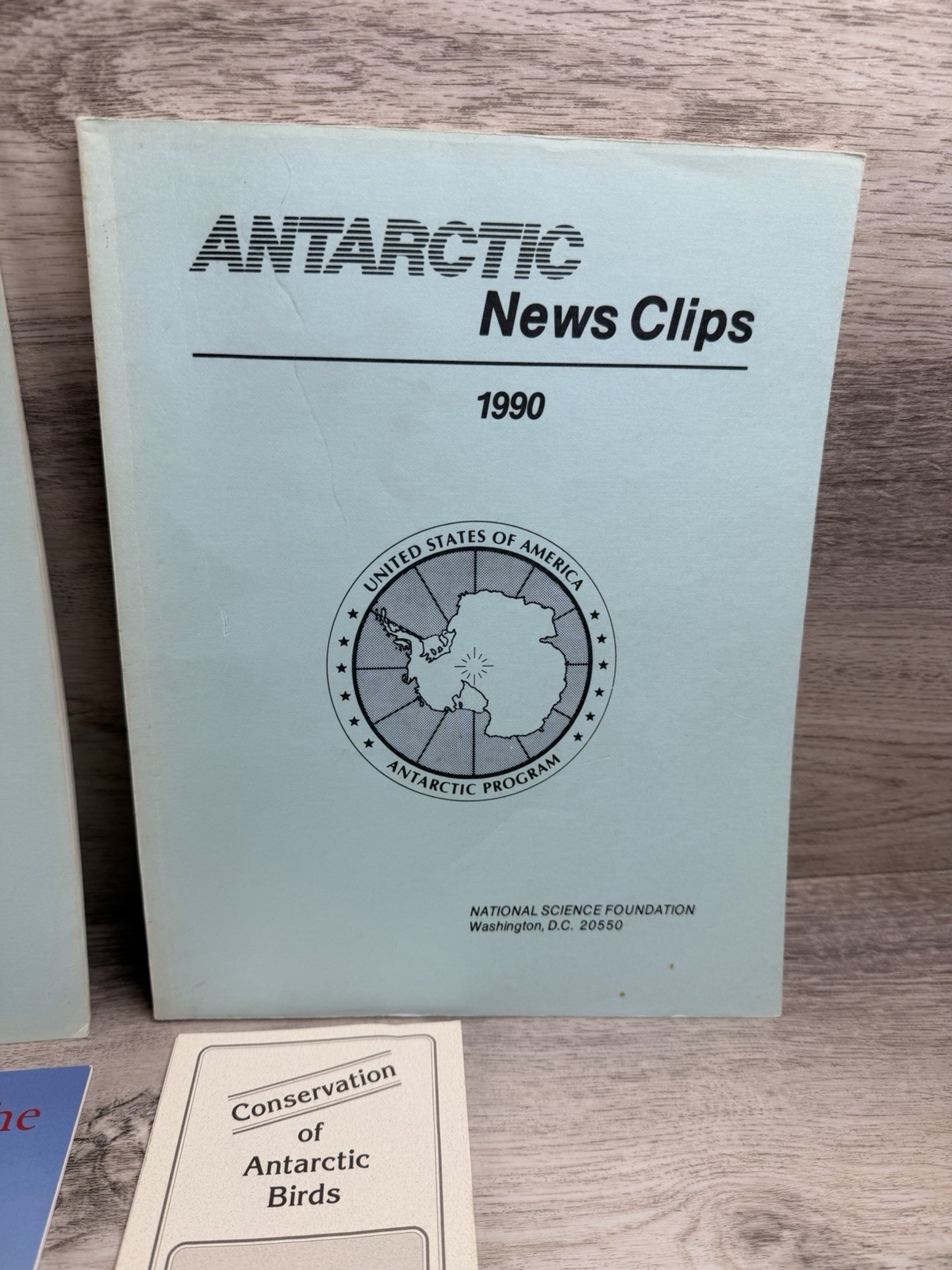 Antarctica Vintage 1990s Information Scientific News Wildlife Flowers Programs